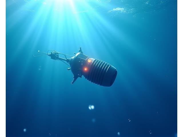 Sensor CTD de alta precisão operando em ambiente marinho